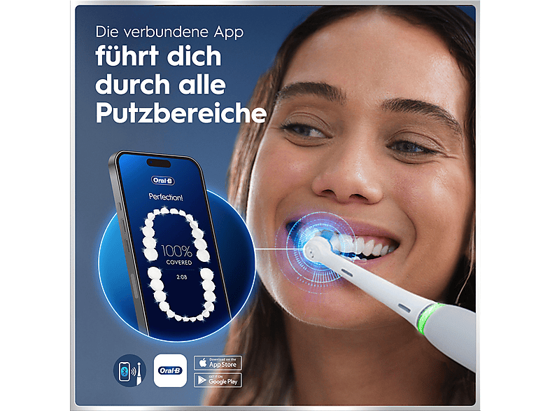 ORAL-B iO 6 Elektrische Zahnbürste Grey Opal bei MediaMarkt