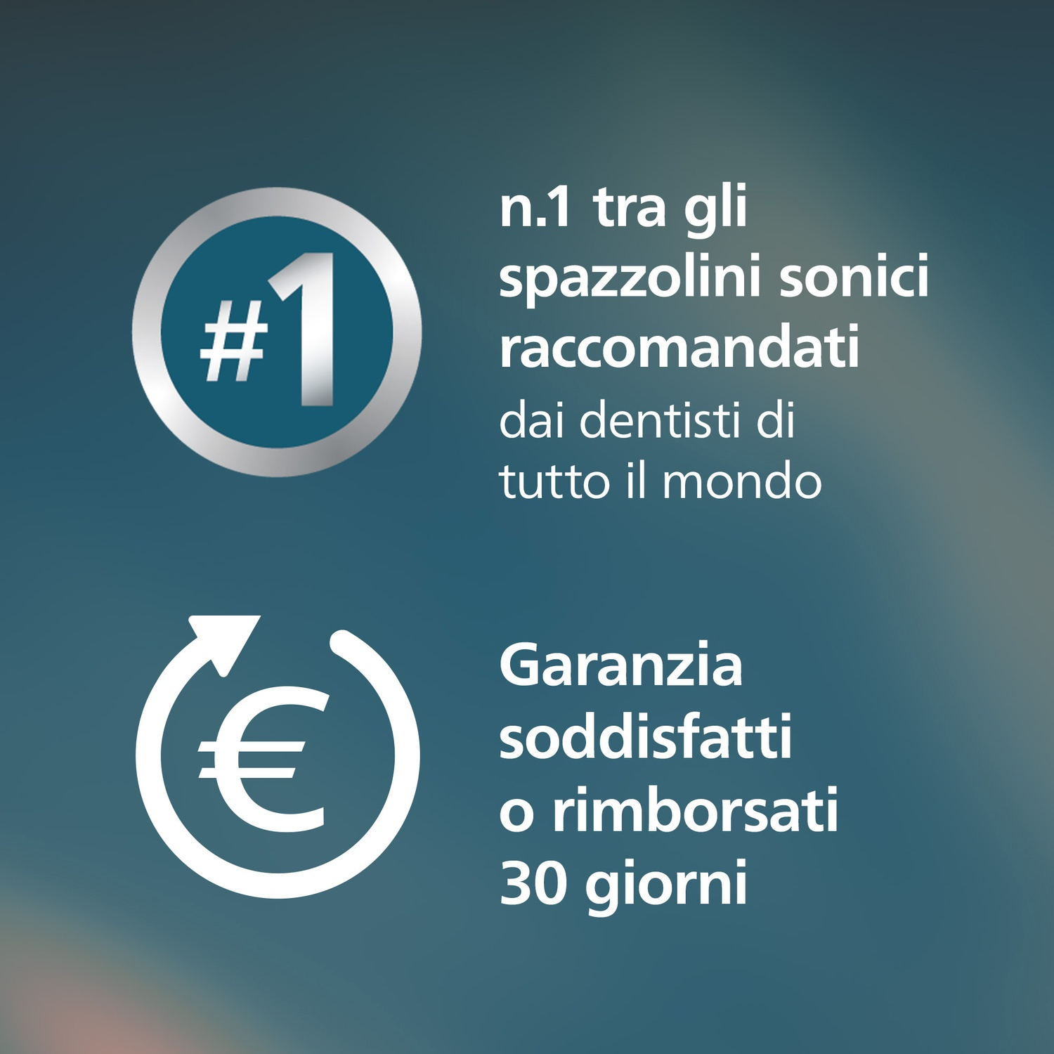 N.1 spazzolini sonici raccomandati dai dentisti. Garanzia soddisfatti o rimborsati.
