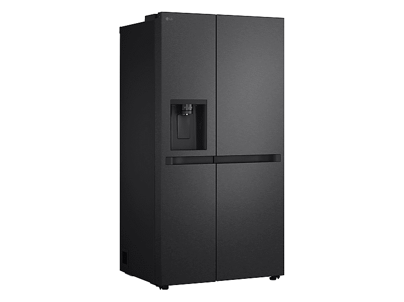 LG GSLC40EPPE Eis-, Crushed Ice- und Wasserspender Side-by-Side (638 l, E, 1790 mm hoch, Metallic Black)
