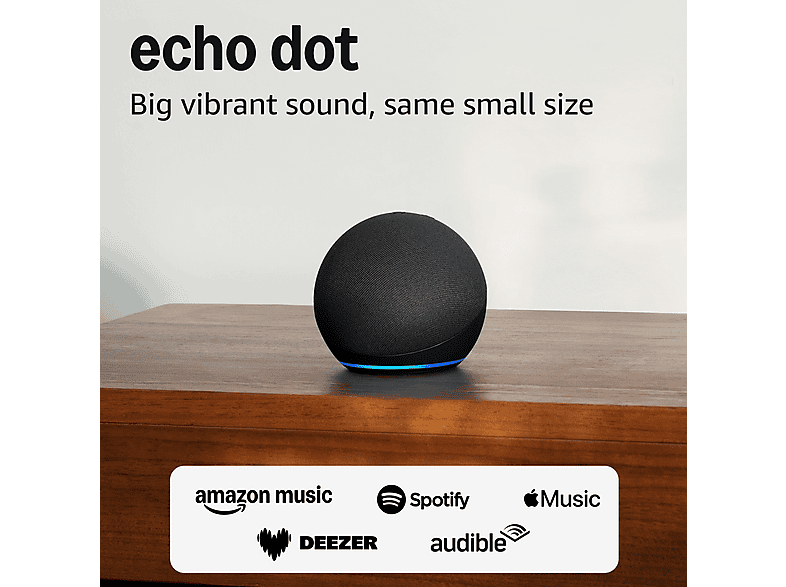 AMAZON Echo Dot (5. Gen.) Smarter Lautsprecher, Anthrazit