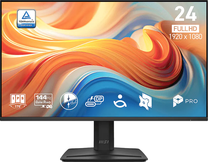 Egy 24 hüvelykes Full HD gamer monitor 144Hz és IPS panellel.