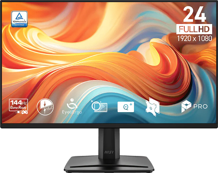 MSI PRO MP245 E14VL 23,8'' Sík FHD 144 Hz 16:9 VA LED Gamer Monitor
