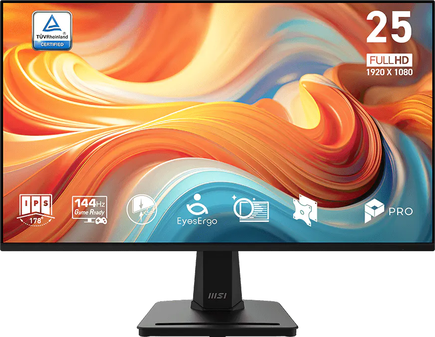 MSI PRO MP251 E14L 24,5'' Sík FHD 144 Hz 16:9 IPS LED Gamer Monitor