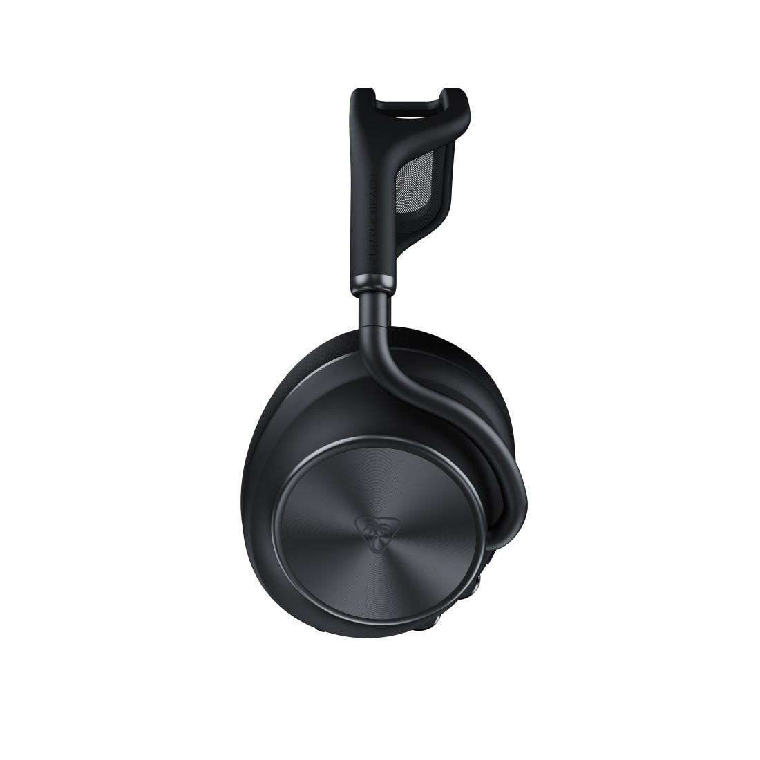 Schwarze Turtle Beach Kopfhörer mit Mesh-Detail am Kopfbügel.