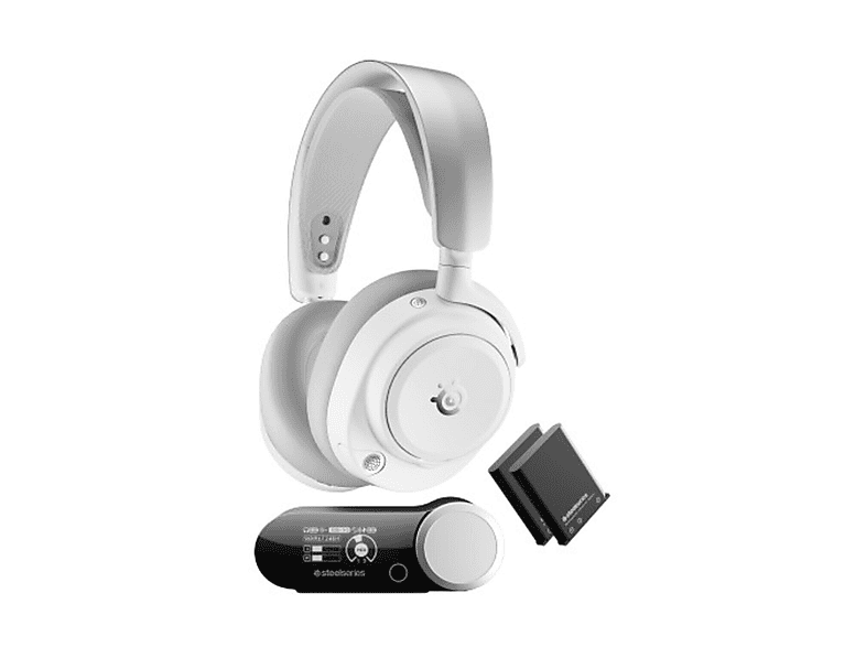STEELSERIES Arctis Nova Pro Omni CUFFIE WIRELESS, Bianco