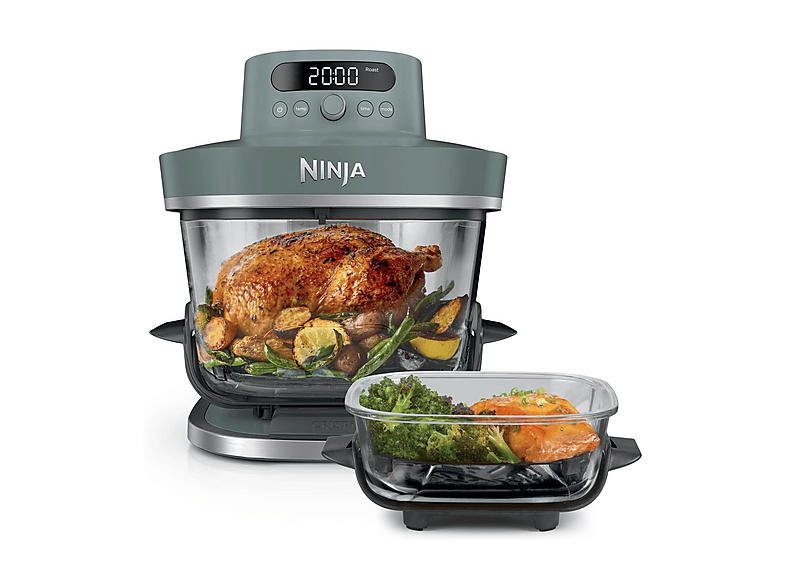 Ninja Crispi Pro 7-IN-1 Friggitrice ad Aria 5,7 Litri 2050 W (Grigio)