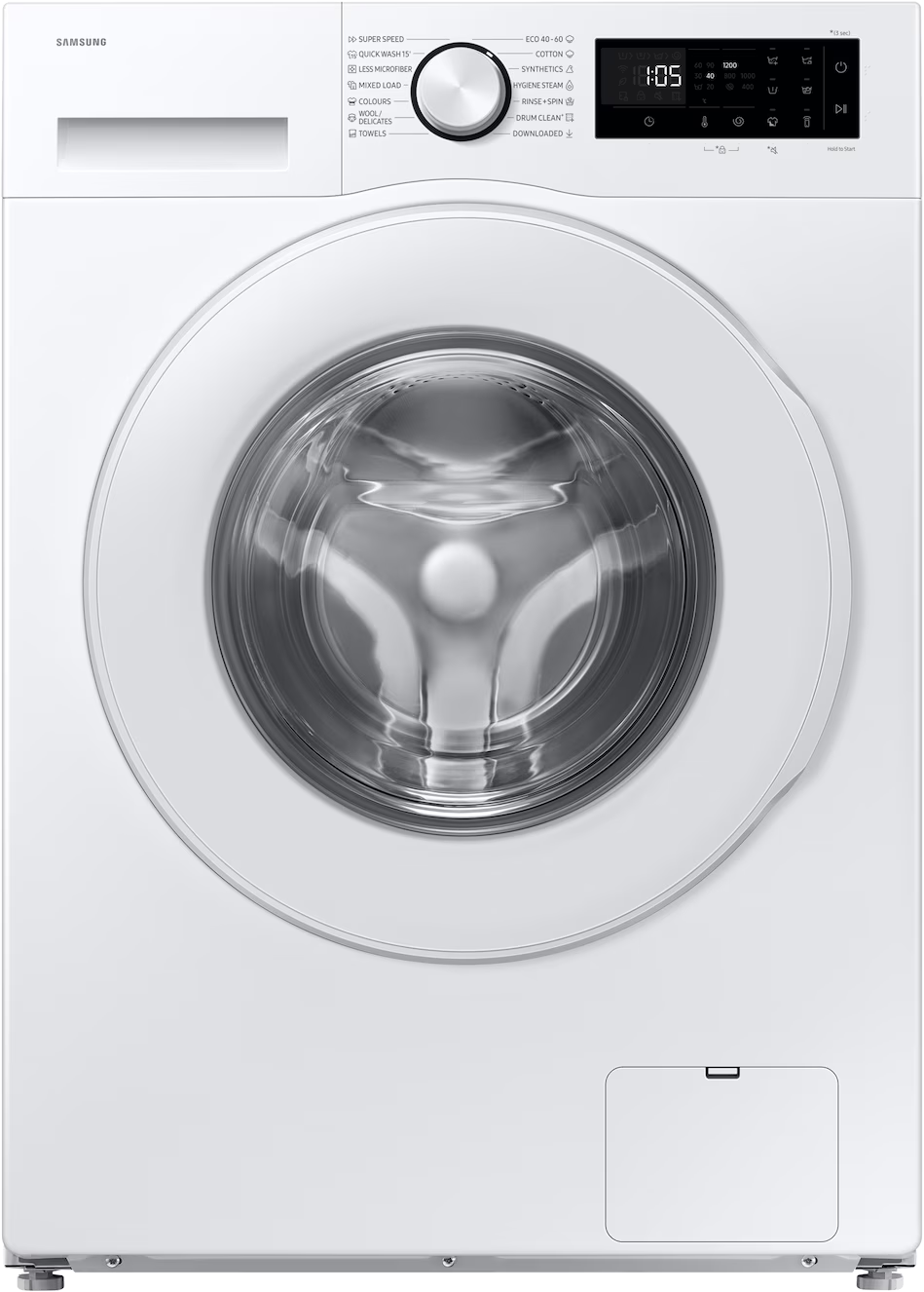 SAMSUNG WW80FG5L32TELE Elöltöltős mosógép, 8 kg, AI Ecobubble™ technológiával