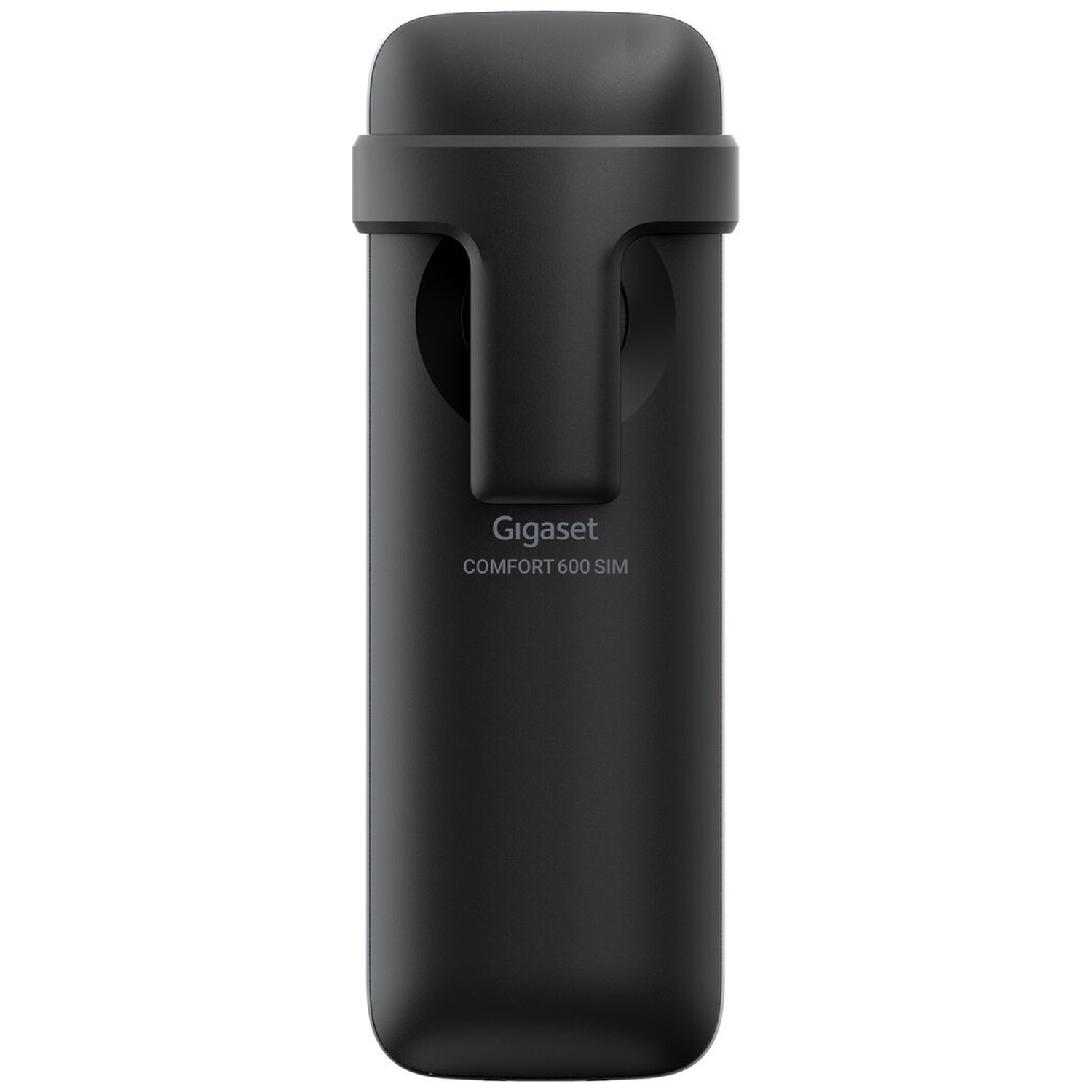 Black Gigaset Comfort 600 SIM phone with clip.