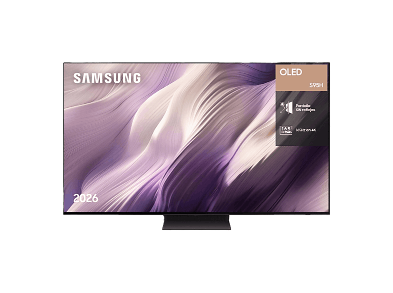 TV OLED 48" - Samsung TQ48S95HAEXXC, 4K, NQ4 AI Gen3 Processor, Smart TV, Tecnología Sin Reflejos, Full AI, Negro