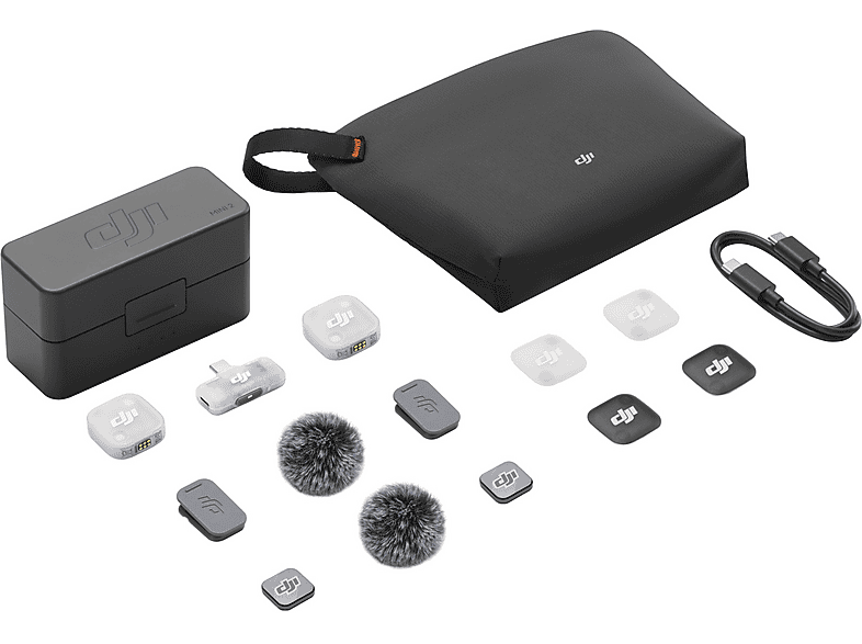 DJI Mic Mini 2 (2 TX + 1 Mobile RX + Charging Case) Mikrofon