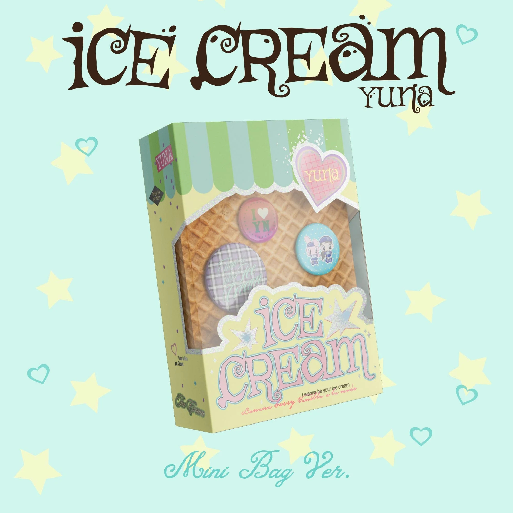 Yuna (ITZY) - Ice Cream (Mini Bag Version) (CD + könyv)