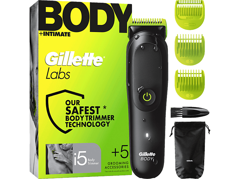 Gillette Labs i5 Body + Intimate Trimmer