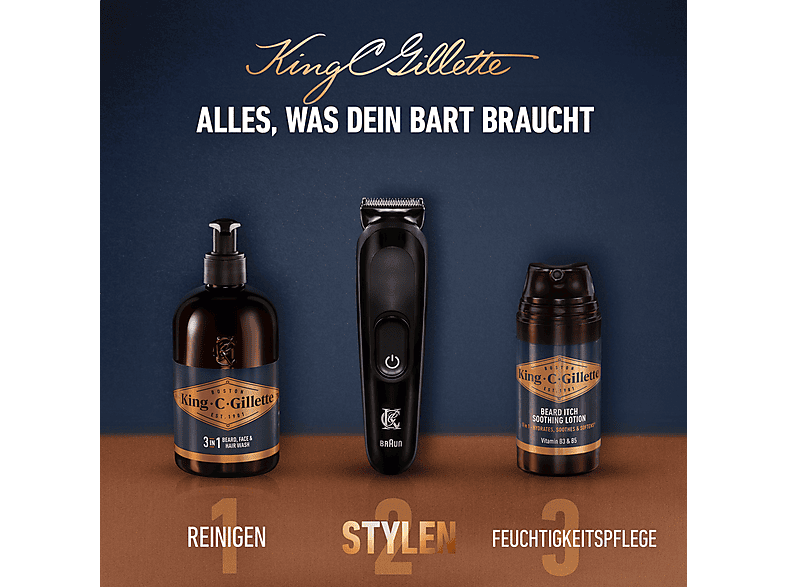 Gillette King C Elektrischer Barttrimmer — Foto 3 von 5