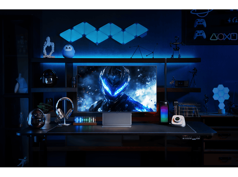 TCL 32X3A 32 Zoll Monitor, UHD 4K, 0,03 ms Reaktionszeit, 1300 cd/m², 240 Hz, Blau — Foto 2 von 5