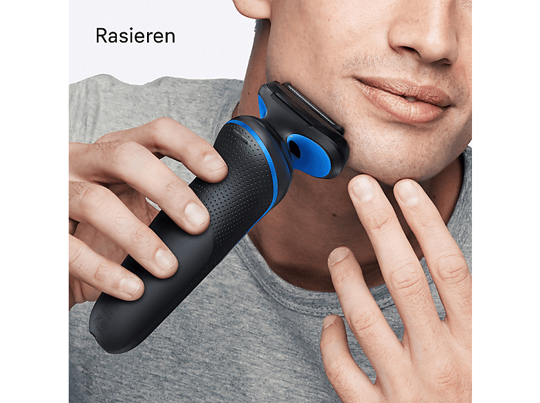 Braun 52-B7000cc Rasierer (Akkubetrieb, Schwarz, Vibrierende Scherfolien) — Foto 3 von 4
