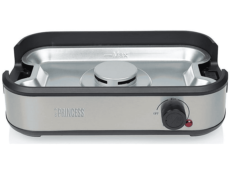 Princess 01.103215.01.001 Tischgrill mit integriertem Luftreinigungssystem, Silber (1800 Watt) — Foto 3 von 3