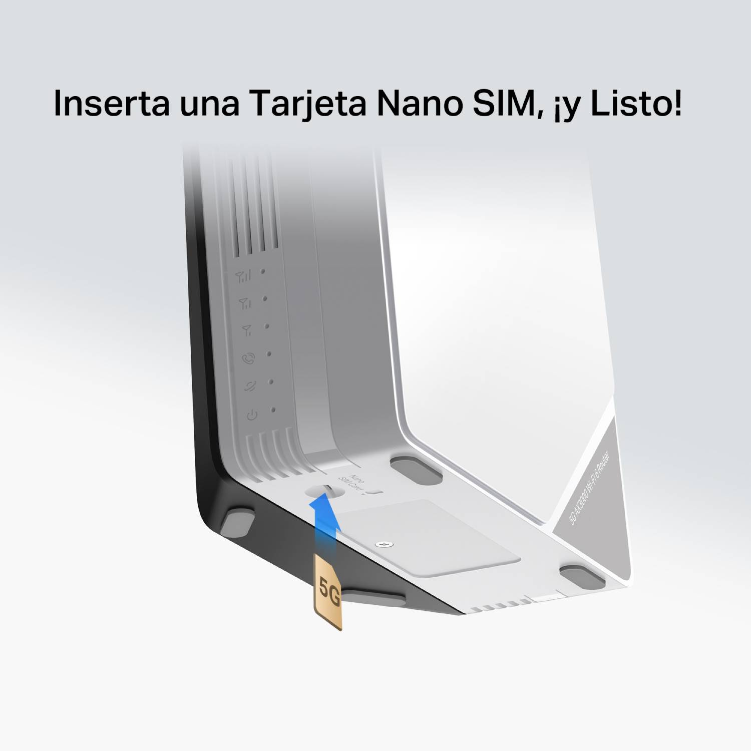 Inserta una tarjeta nano SIM, ¡y Listo!