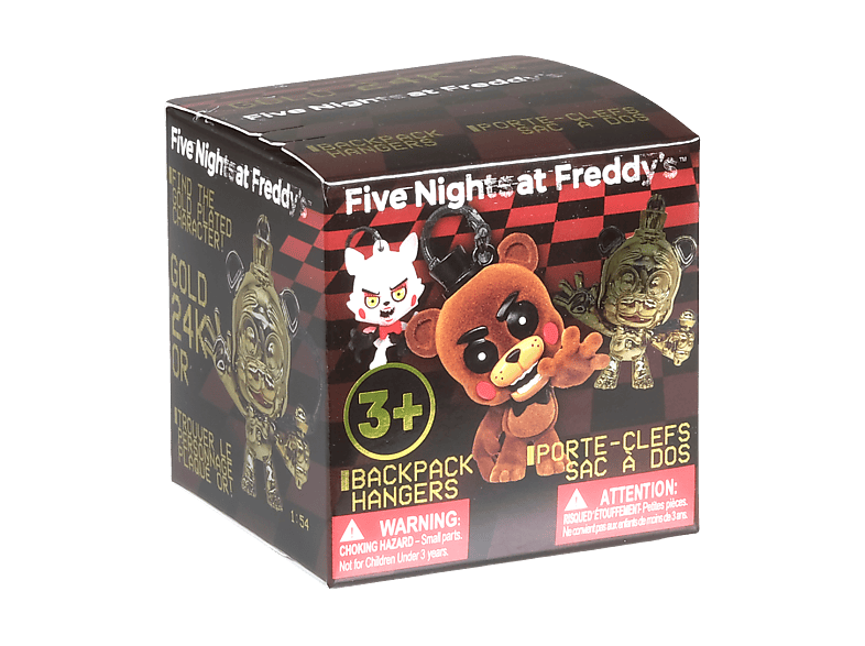 Llavero - Magicbox Five Nights at Feddy's Backpack Hangers S2, Colgadores de mochila, 5.5 cm alto, Caja con figura sorpresa