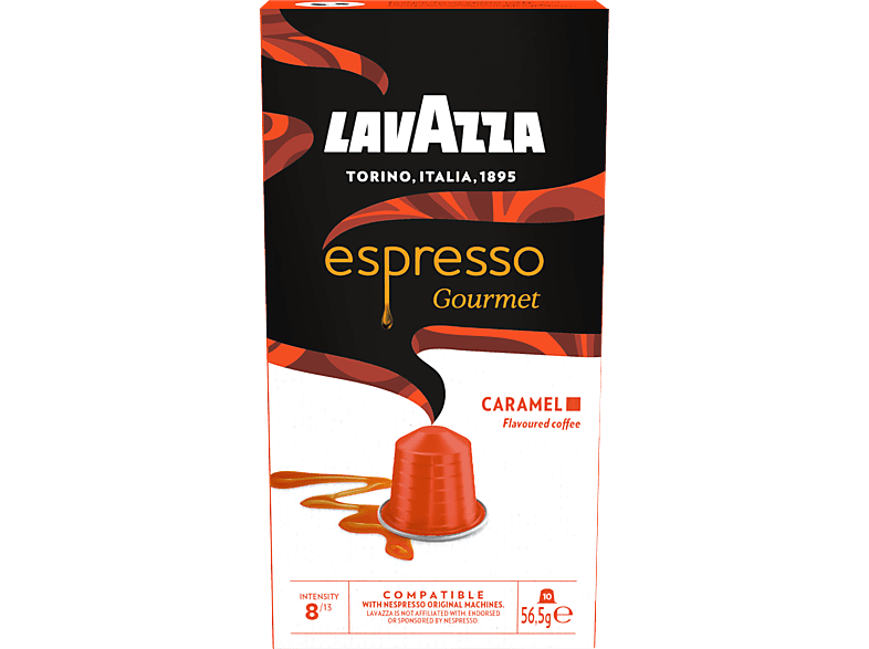 Lavazza Espresso Gourmet Caramel Kaffeekapsel, 10 Stück, Kompatibles System: Lavazza