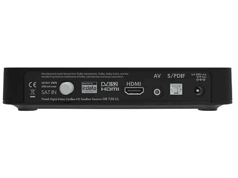 Wisi DVB-S2 Irdeto Cardless HD Sat-Receiver OR 720 CL — Foto 2 von 2