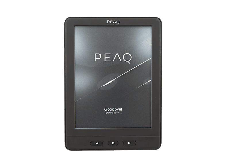 eBook - PEAQ Paperlight, 6", 4GB, 1024x758 pixels, 16 Niveles de Gris, Incluye Funda Protectora, Pantalla Retroiluminada, Negro