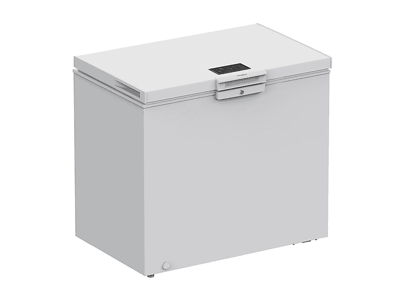 WHIRLPOOL W3RHS24DW Congelatore pozzo, Capacità netta 246 l, dimensioni: L 95,5 cm, A 84,5 P 61,5 Rumorosità 39 dB(A), Bianco, Classe D
