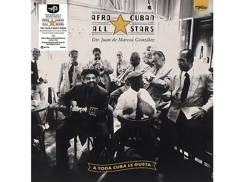 Afro Cuban All Stars - A Toda Cuba le Gusta(30th Anniversary 2LP Red, White & Blue Cuban Flag Ecorecord) - (Vinyl)