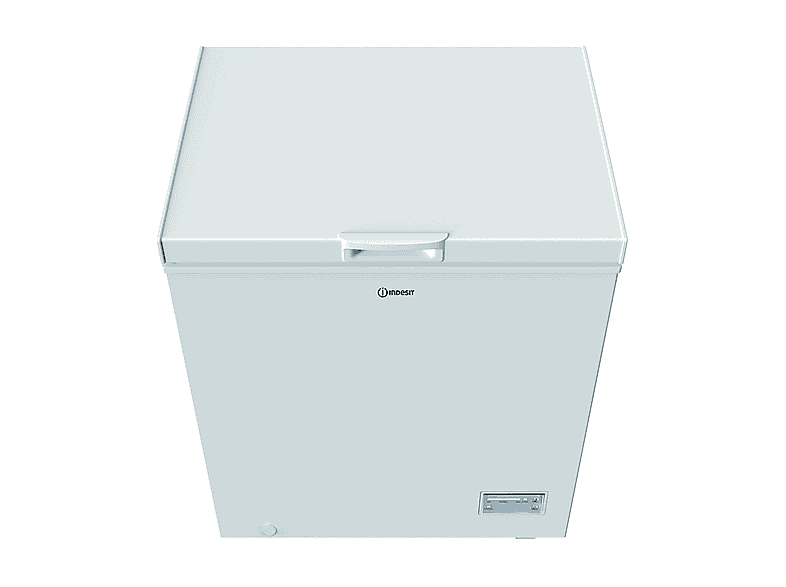 INDESIT INCF 1424 E Congelatore pozzo, Capacità netta 142 l, dimensioni: L 70,5 cm, A 85 P 55 Rumorosità 40 dB(A), Bianco, Classe