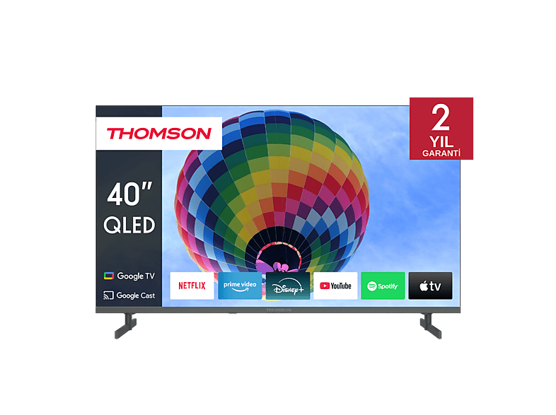 THOMSON 40QG4S14 40 inç 102 Ekran Uydu Alıcılı Google Smart FHD QLED TV