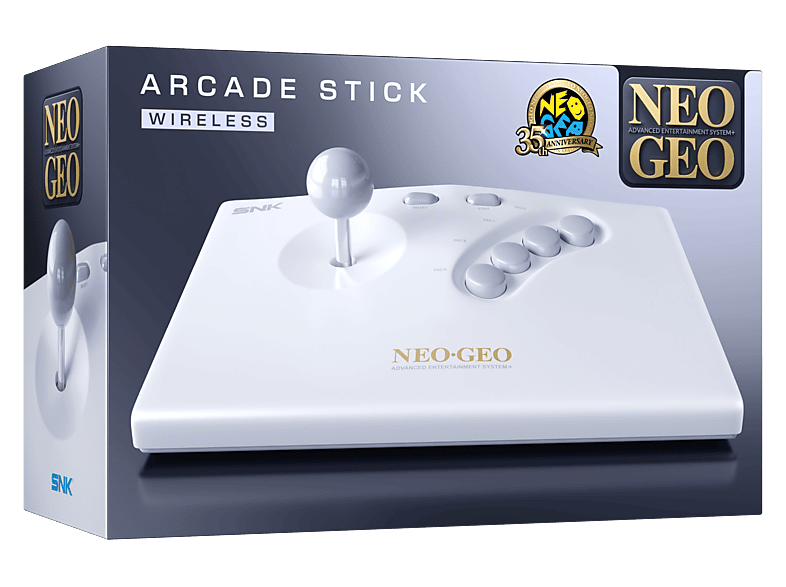 Neo Geo Aes+ Arcade Stick weiß; Arcade-Stick
