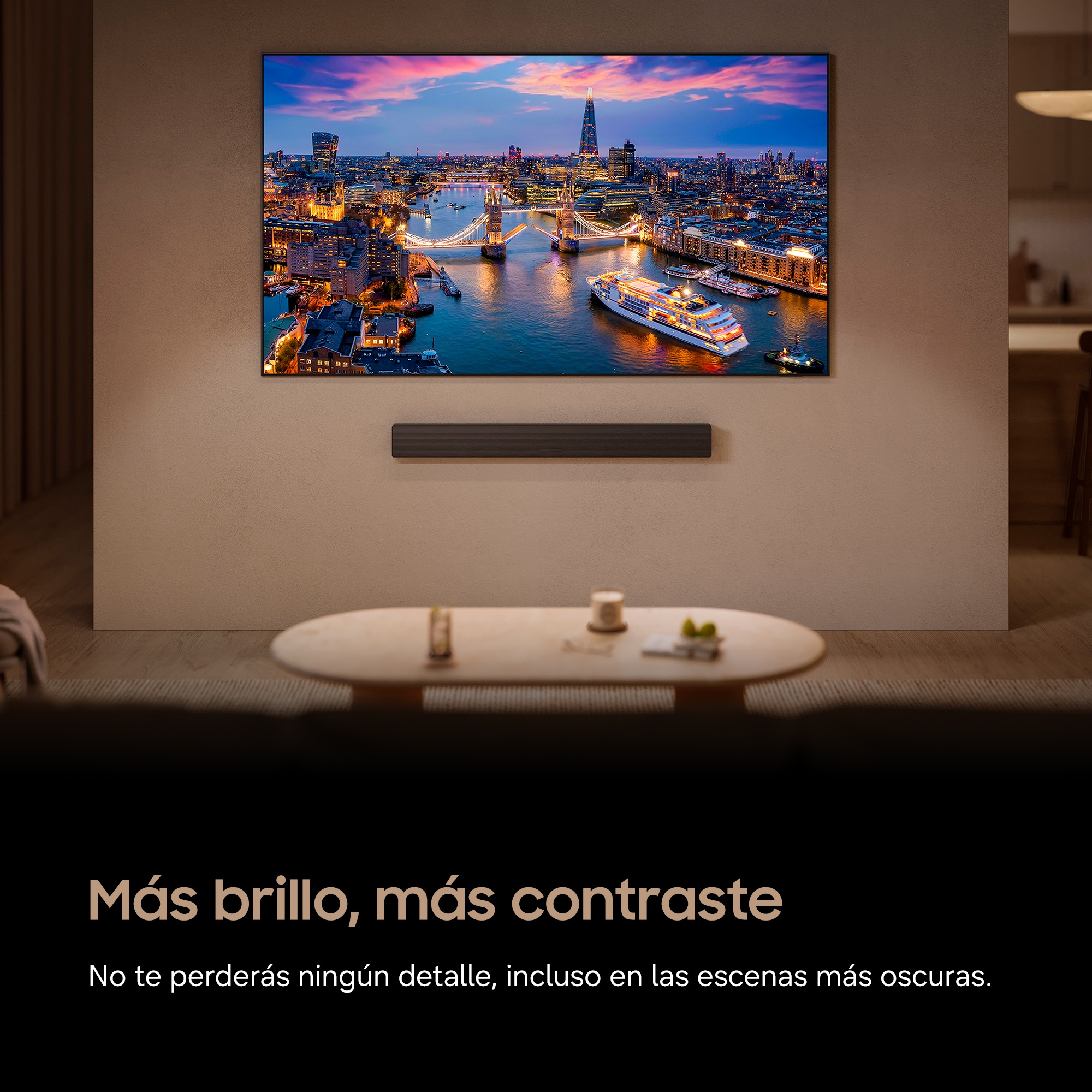 Más brillo, más contraste No te perderás ningún detalle, incluso en las escenas más oscuras.