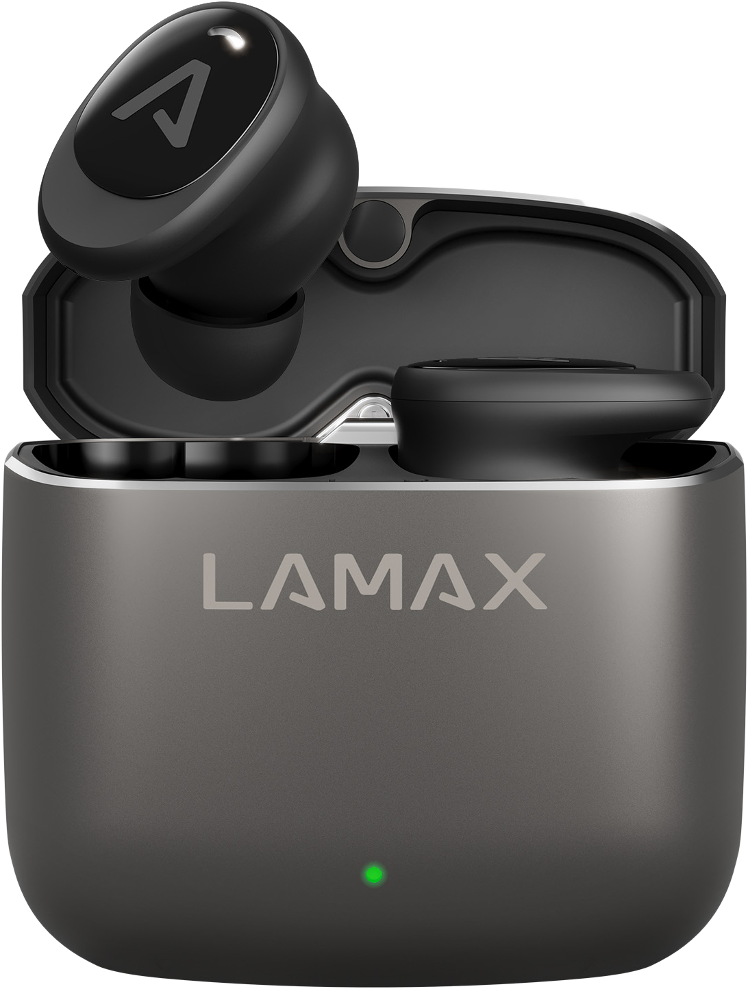 LAMAX SteelDots3 TWS vezeték nélküli fülhallgató, ANC, fém tok (LXIHMSDTS3AAA)