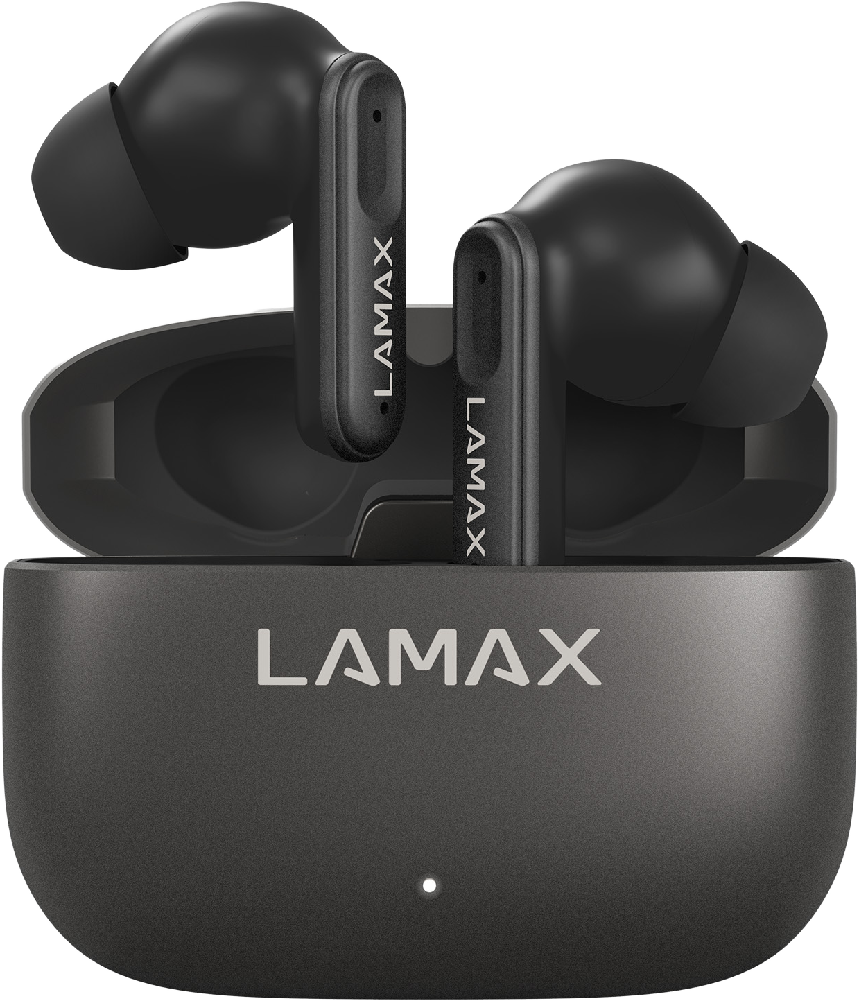 LAMAX SteelClips1 TWS vezeték nélküli fülhallgató, ANC, fém tok (LXIHMSCPS1AAA)