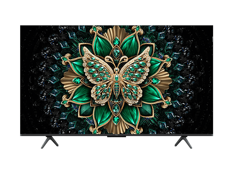 TV Mini LED 50" - TCL 50C6K, UHD 4K, AiPQ PRO, Smart TV, DVB-T2 (H.265), QLED, Panel HVA, Diseño Ultradelgado, Dolby Atmos, Negro