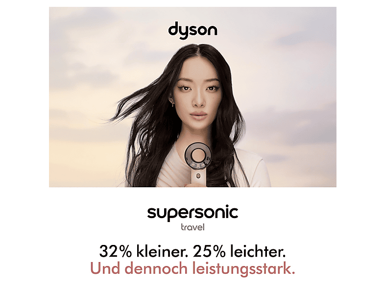 Dyson 492457-01 HD19 Travel Supersonic Haarföhn Pink/Roségold (1220 Watt) — Foto 2 von 5