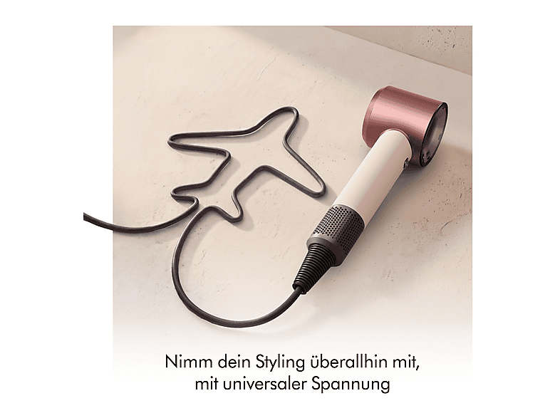 Dyson 492457-01 HD19 Travel Supersonic Haarföhn Pink/Roségold (1220 Watt) — Foto 5 von 5
