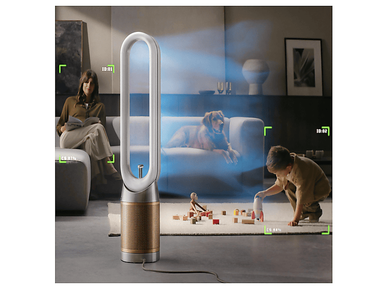 Dyson Find+Follow Purifier Cool PC3 Luftreiniger Weiß/Gold (40 Watt) — Foto 5 von 5