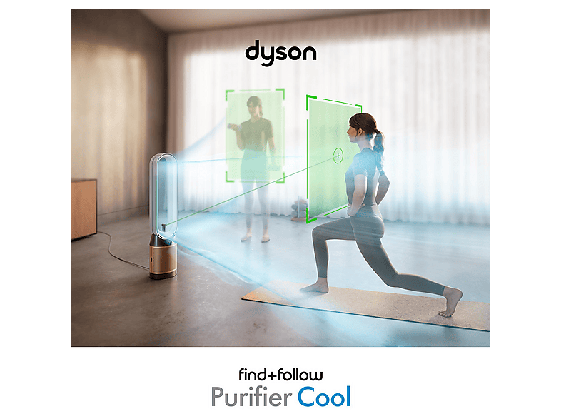 Dyson Find+Follow Purifier Cool PC3 Luftreiniger Weiß/Gold (40 Watt) — Foto 2 von 5