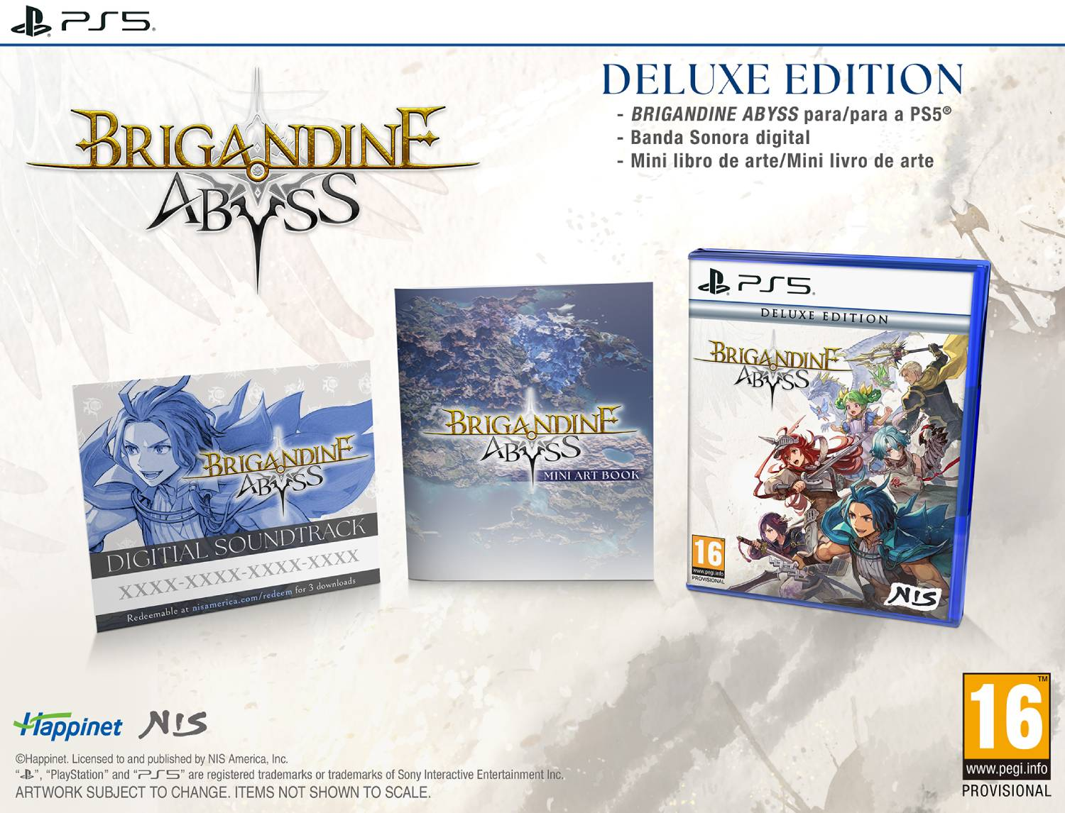 Edición Deluxe de PS5 de Brigandine Abyss: Juego, banda sonora y artbook.