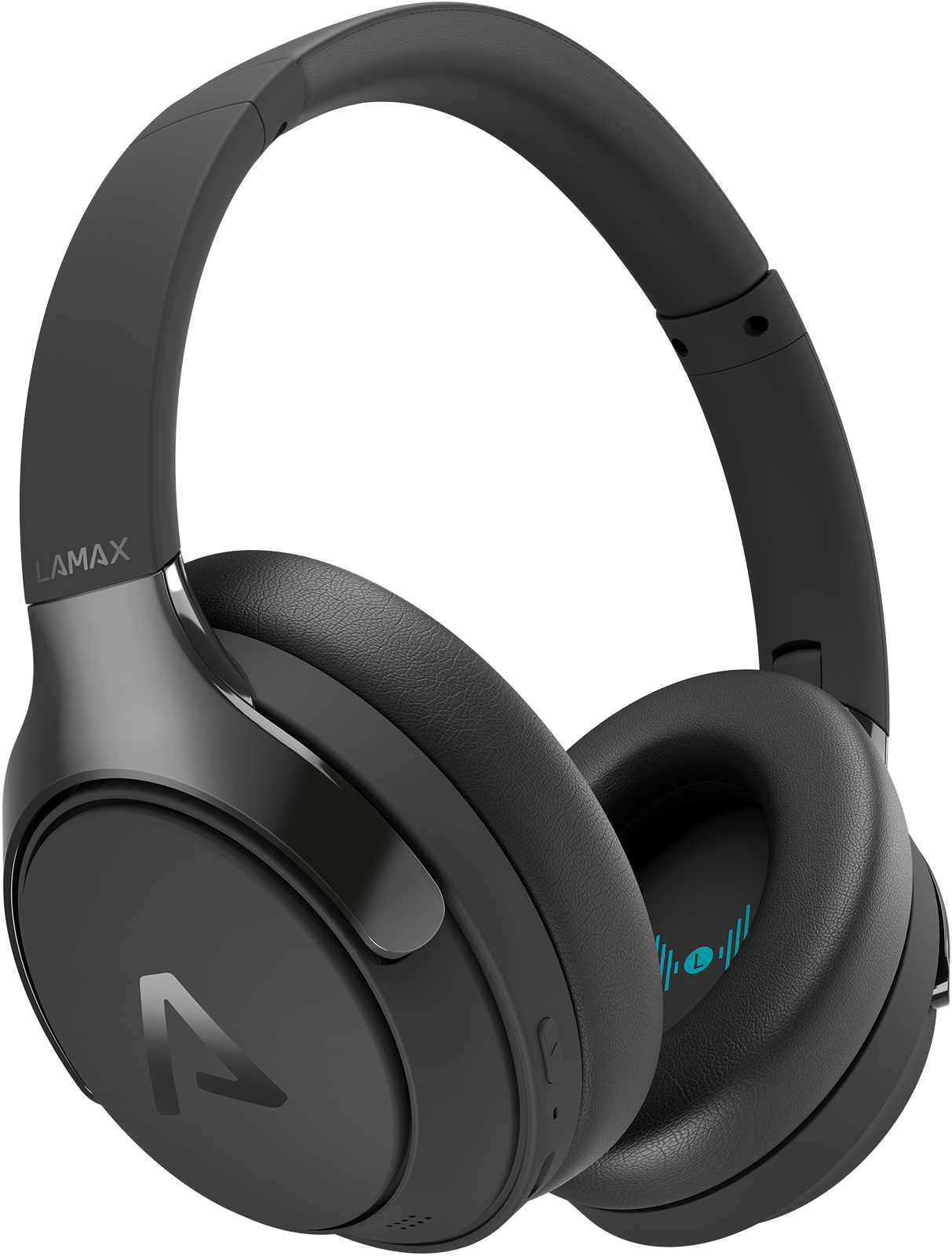 LAMAX MuseComfort1 Bluetooth fejhallgató, ANC, fekete (8596687000805)