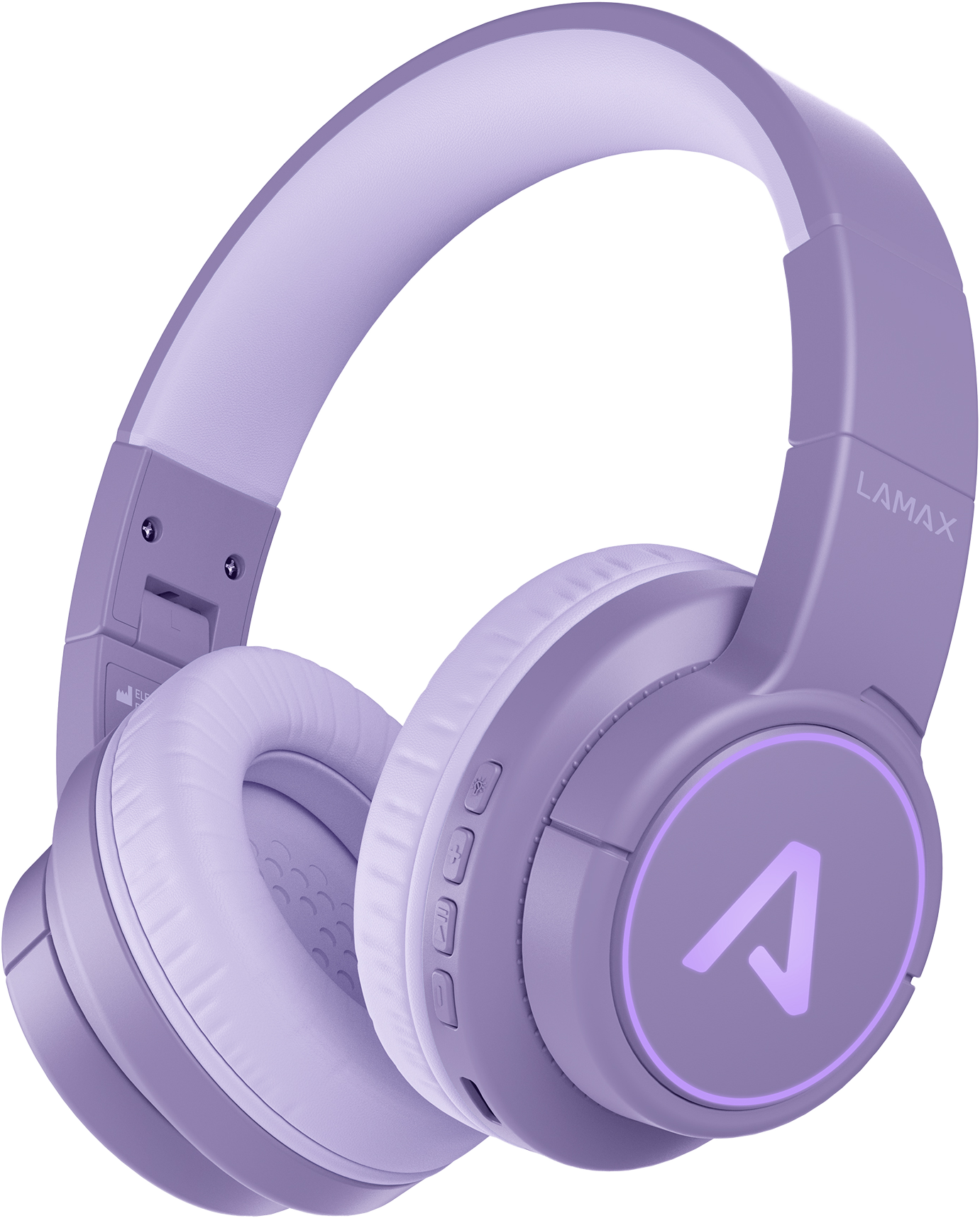 LAMAX GlowKid1 Gyerek Bluetooth fejhallgató, rózsaszín (8595724902935)
