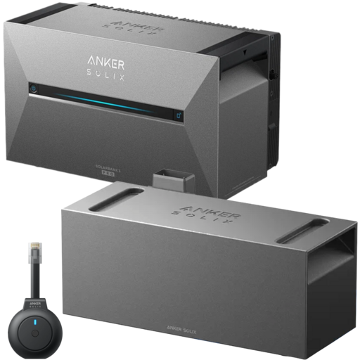Anker Solix 2 Solarbanks 3 E2700 Pro + Bp2700 Uitbreidingsbatterij P1 Meter Emobility Bundel