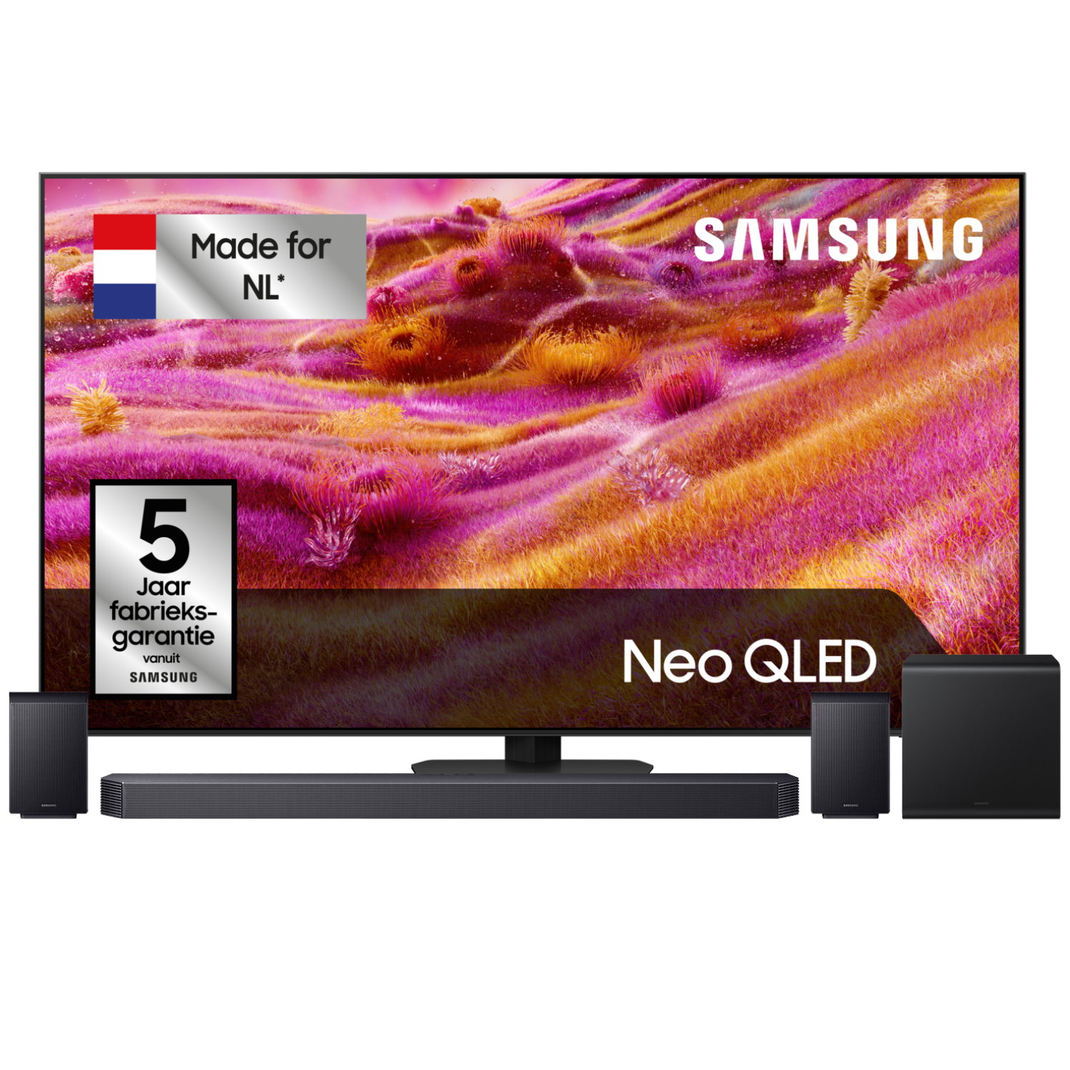 Samsung Qn90f Neo Qled 4k Tv 65" (2025) + Samsung Q-series Hw-q930f/xn Soundbar Tv-bundel