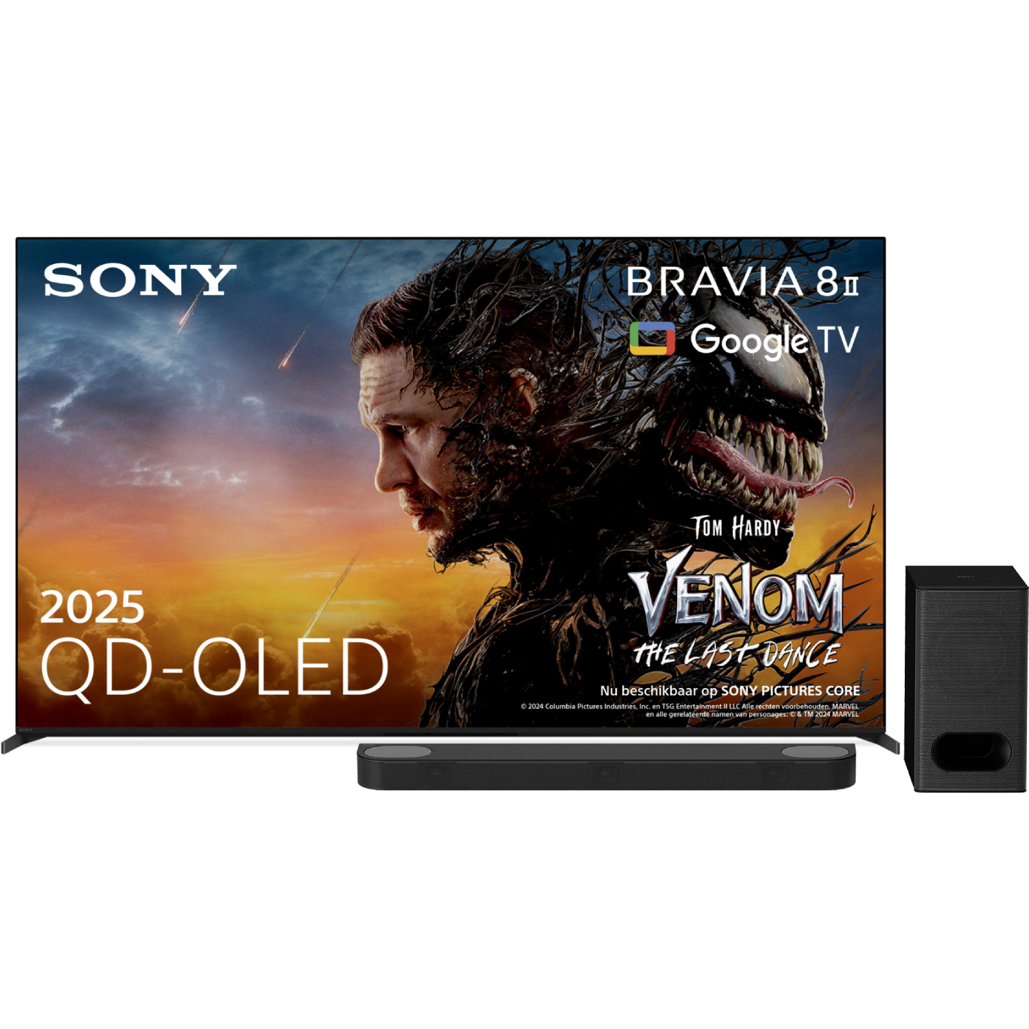 Sony 65xr8m25b Bravia 8 Ii 4k Qd-oled 65" (2025) + Sony Theatre Bar 6 Soundbar Tv-bundel