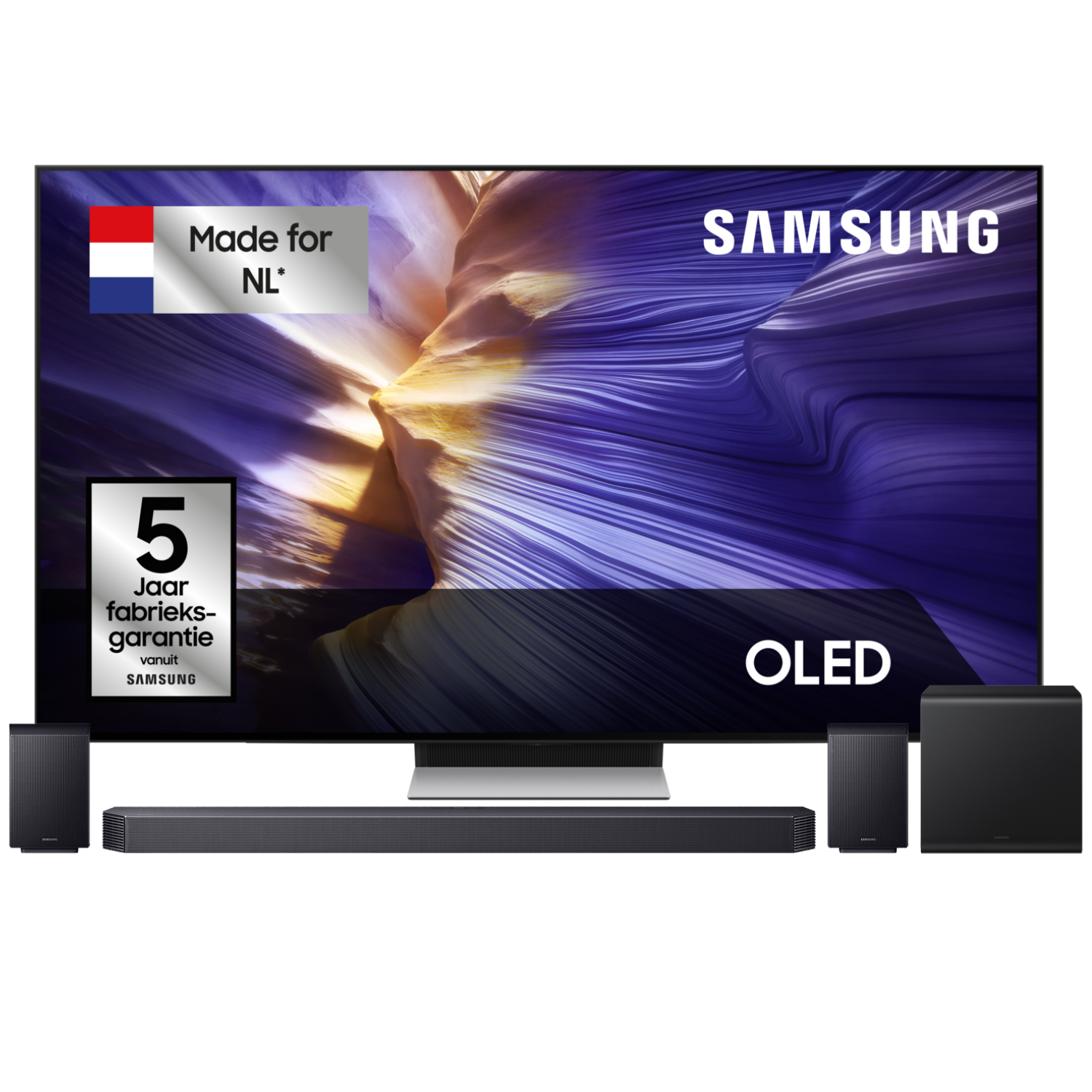 Samsung S90f Oled 4k Tv 65" (2025) + Samsung Q-series Hw-q930f/xn Soundbar Tv-bundel