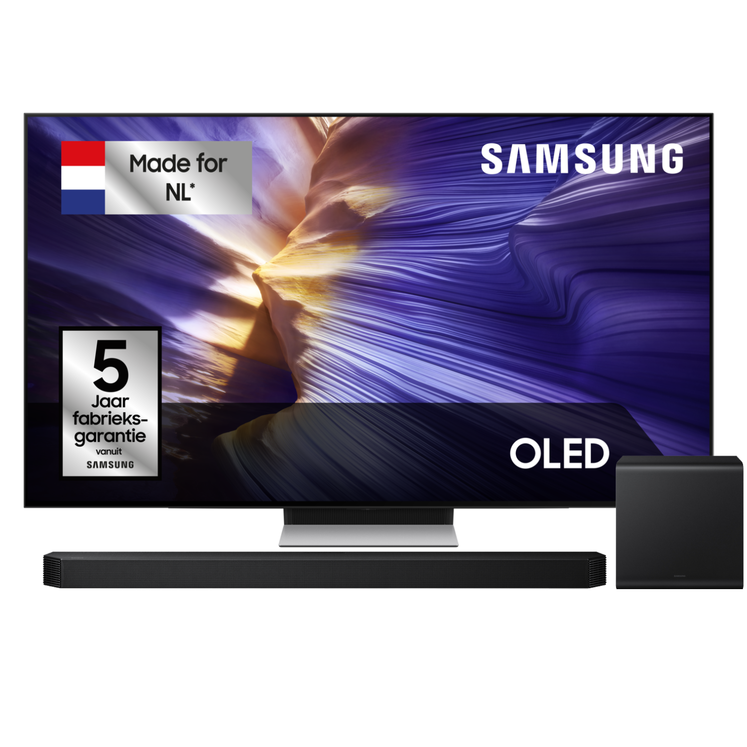 Samsung S90f Oled 4k Tv 65" (2025) + Samsung Q-series Hw-q800f/xn Soundbar Tv-bundel
