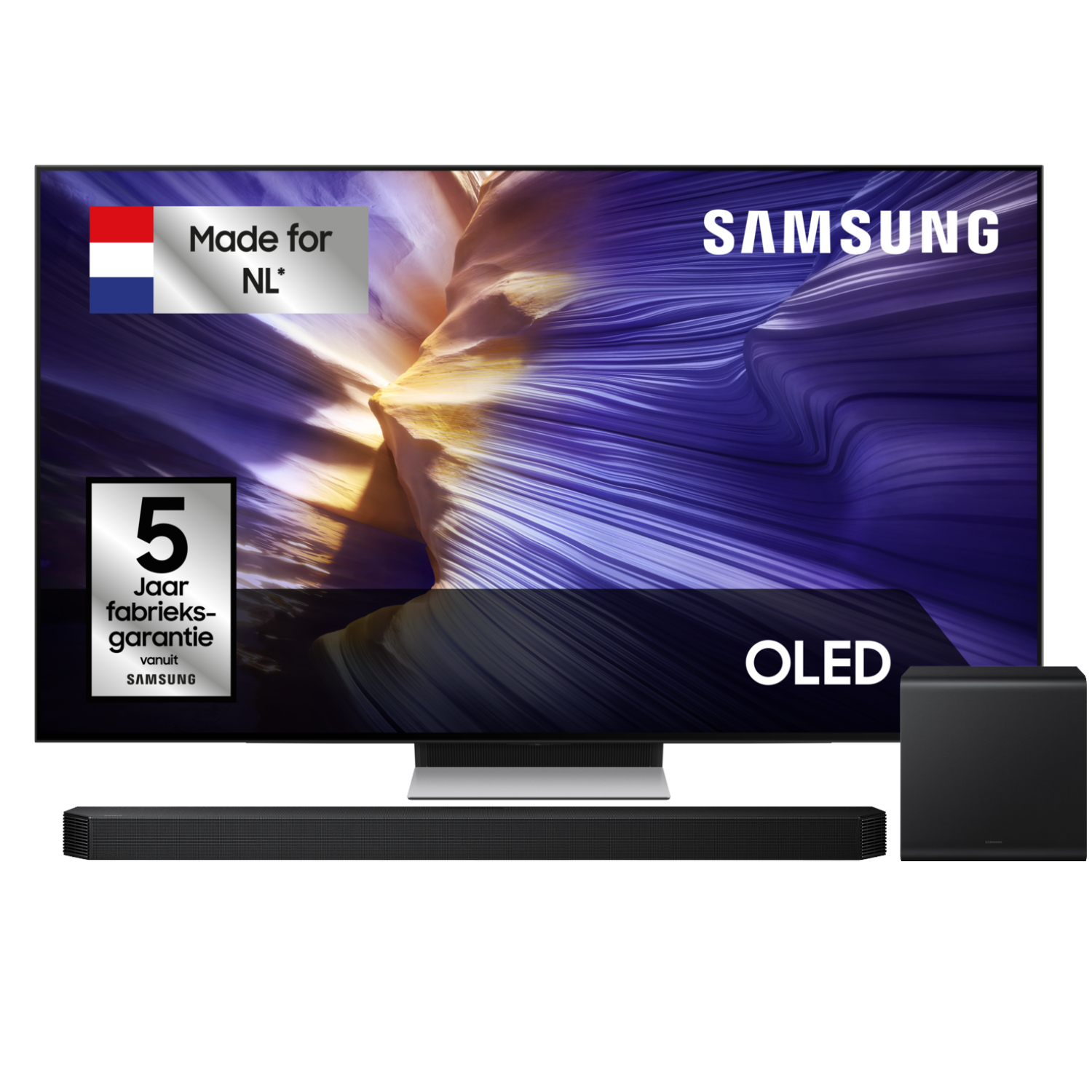 Samsung S90f Oled 4k Tv 55" (2025) + Samsung Q-series Hw-q800f/xn Soundbar Tv-bundel