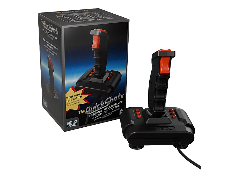 RETRO GAMES THEQUICKSHOT II USB-Joystick