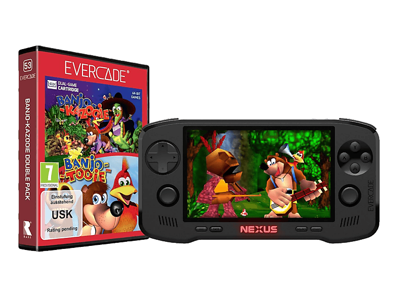 BLAZE ENTERTAINMENT Evercade Nexus & Banjo Kazooie Double Pack Handheld-Konsole
