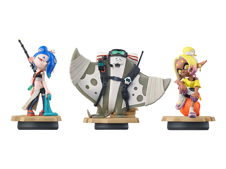 NINTENDO amiibo Dreierpack: Mako, Muri und Mantaro (Splatoon Raiders) Spielfigur